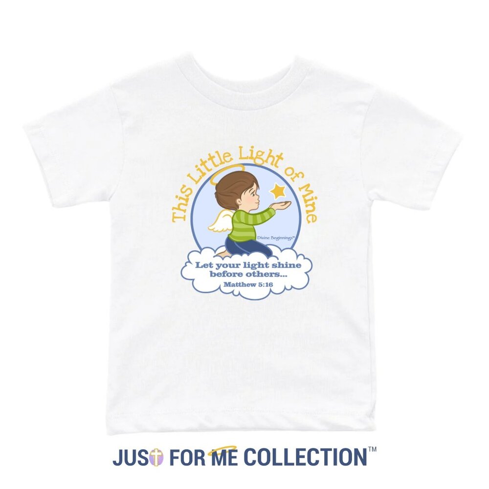 This Little Light of Mine T-shirt - Boys Toddler Christian T-shirt (Hispanic)